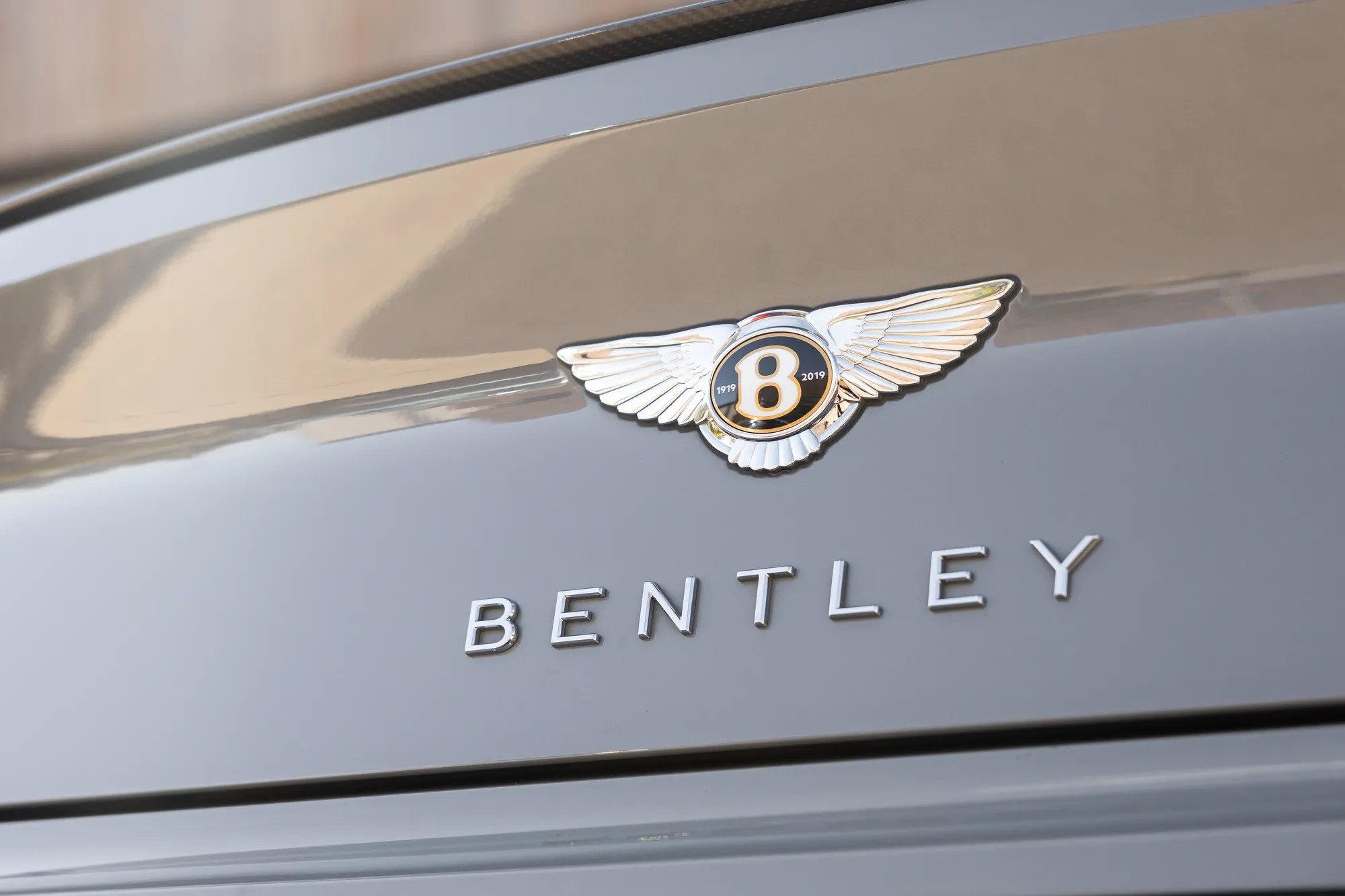 Bentley rear badge